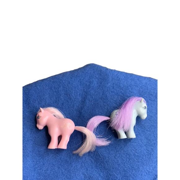 My Little Pony 1 Inch Minifigs Blue Belle Cotton Candy Minifigurines Hasbro - Picture 7 of 9